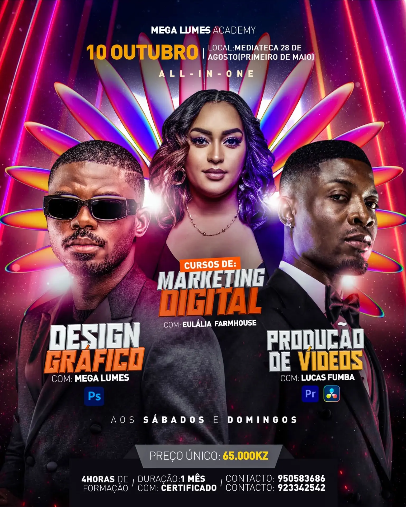 Cartaz do pré-evento Mega Lumes Academy — 10 de Outubro
